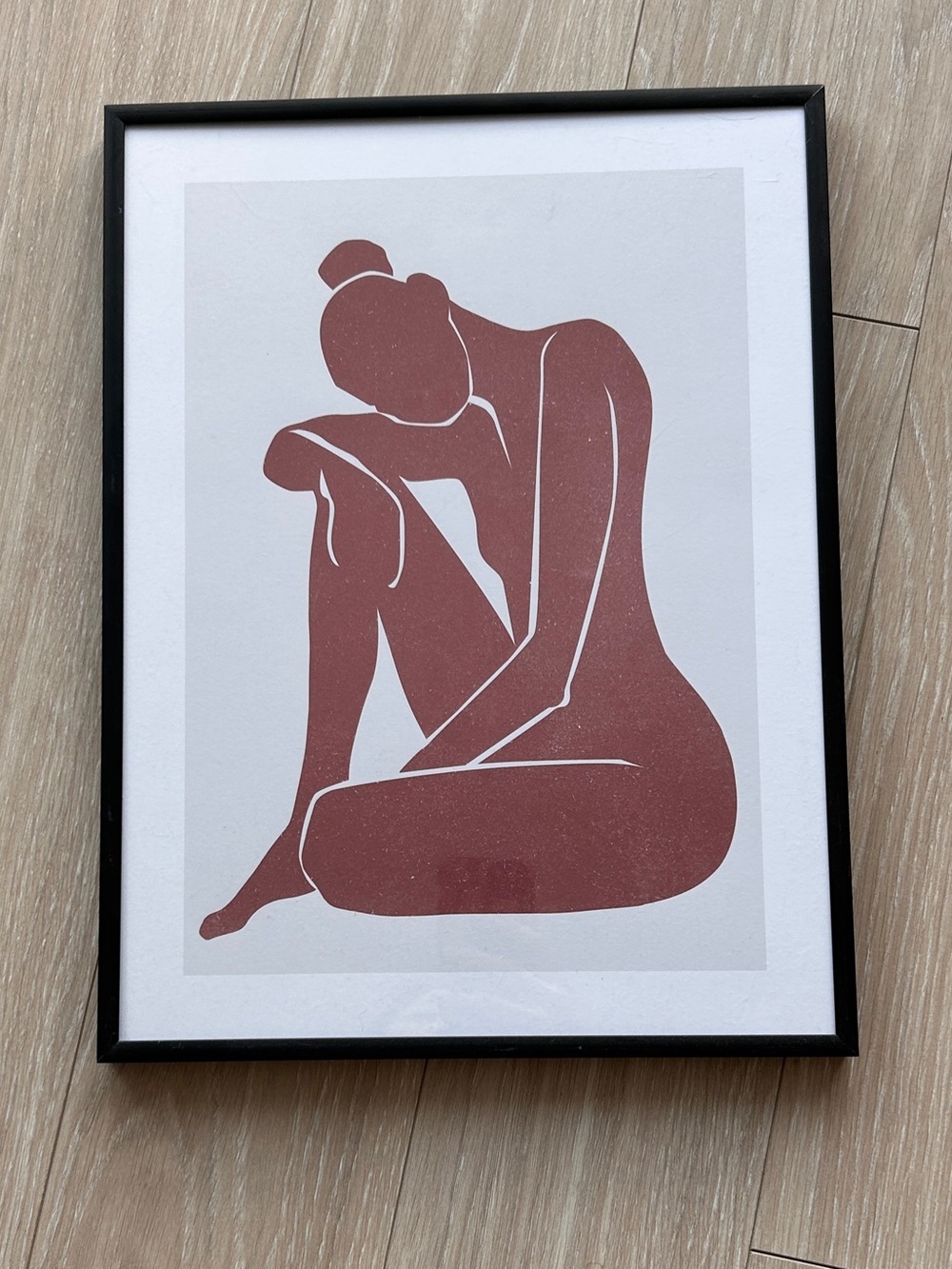 Desenio Burnt Sienna Abstract Framed Print